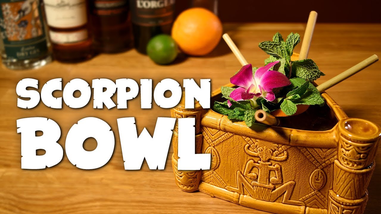 Scorpion Bowl - How to Make the Famous 1941 Tiki Punch (Smuggler's Cove Version)