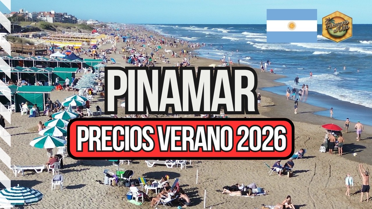 🇦🇷 Pinamar 💰 Precios verano 2026☀️  Playa, comidas, actividades, transporte ✅ Costa atlántica