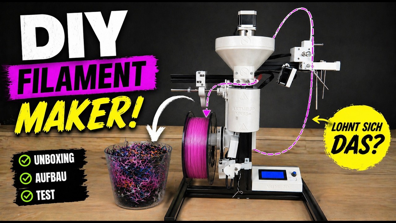 Nie wieder Filament kaufen?! Ich hab&rsquo;s ausprobiert&hellip; 😱