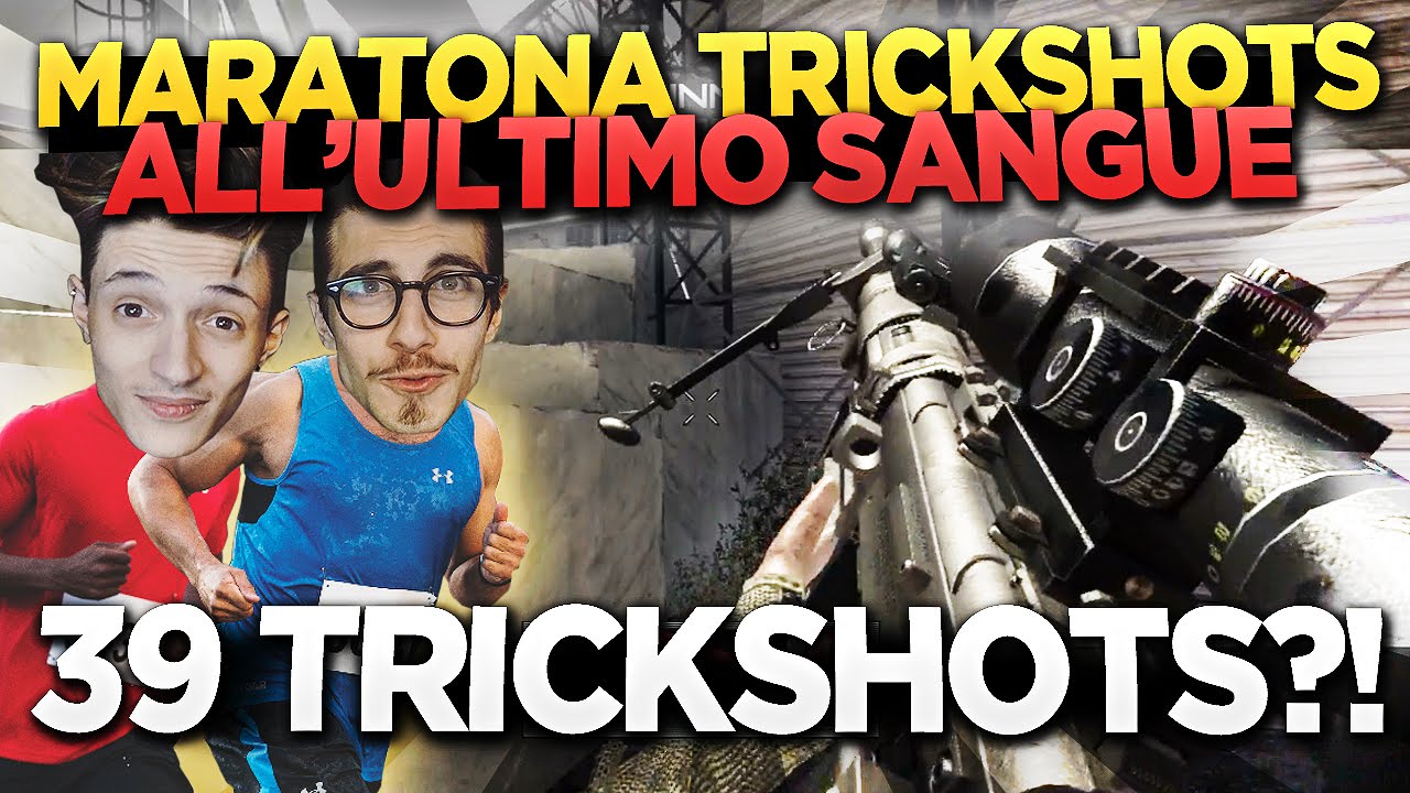 MARATONA TRICKSHOTS #2! - FINO ALL'ULTIMO RESPIRO. (39 TRICKSHOTS?!)