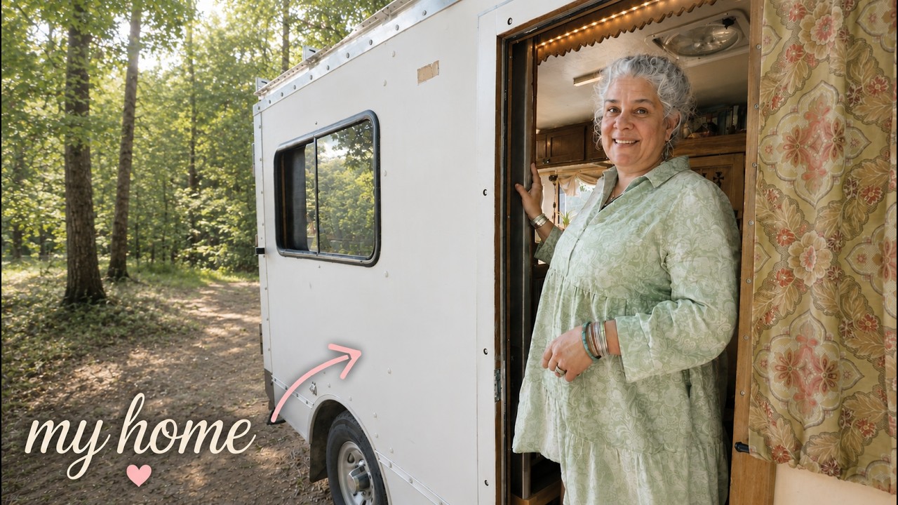 I built a Box Truck Tiny Home after leaving my marriage & found happiness