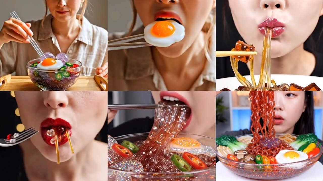 ASMR noodles or spaghetti #asmr #food 
