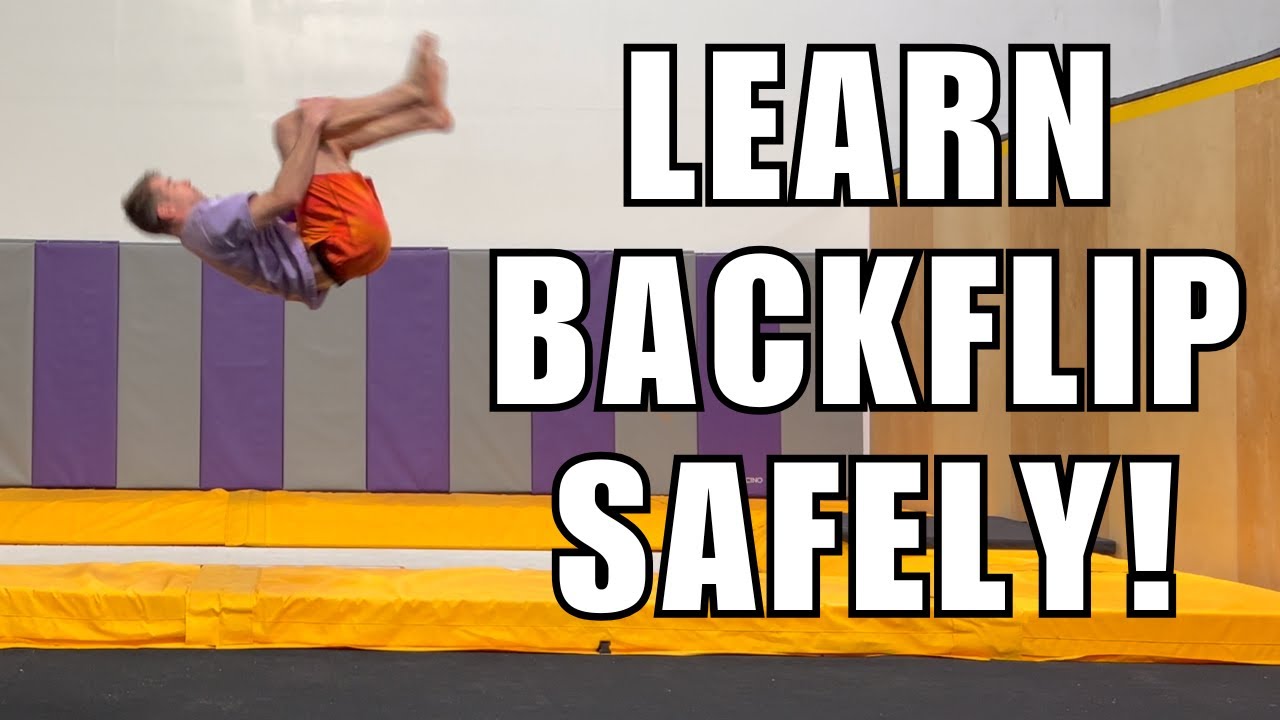 The SAFEST Way to Learn Backflip! (Unorthodox Training Method)!