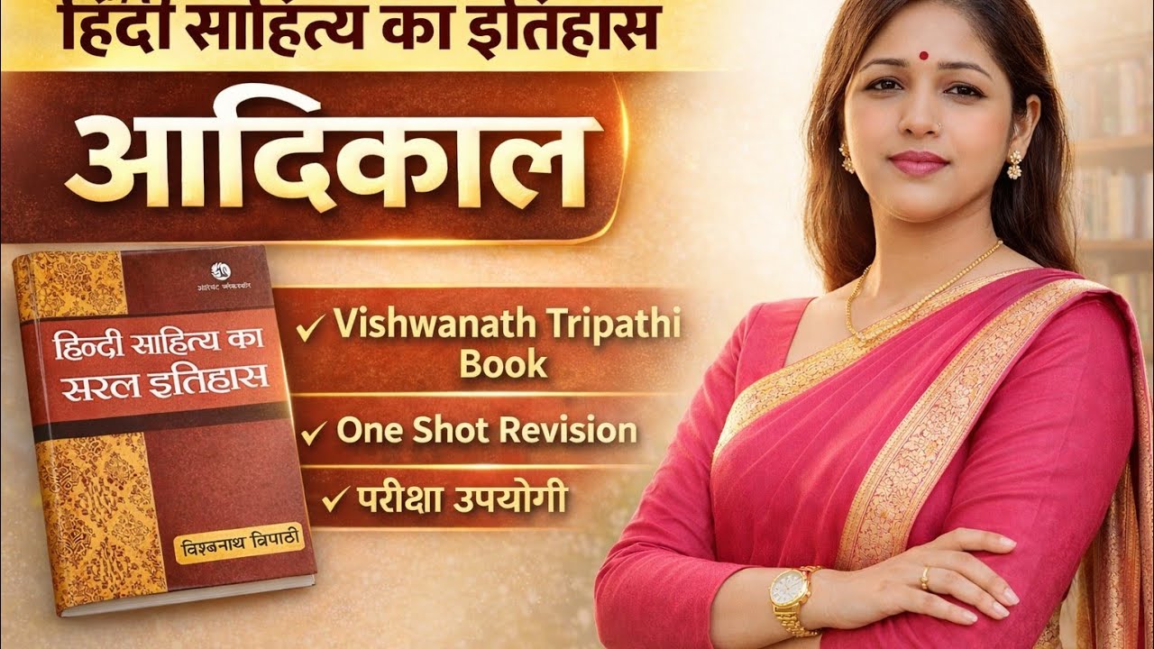 हिंदी साहित्य का आदिकाल | विश्वनाथ त्रिपाठी | सरल व परीक्षा उपयोगी व्याख्या | series -1