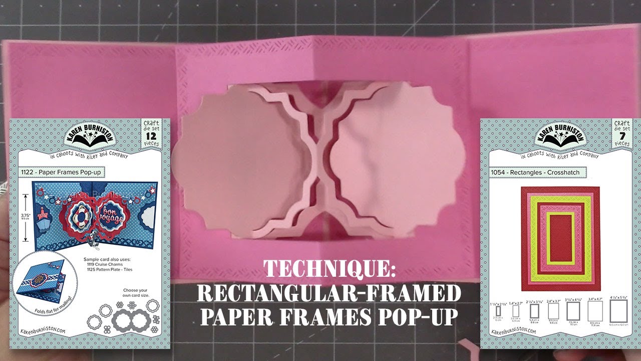Karen Burniston - Rectangular Framing of Paper Frames Pop-Up