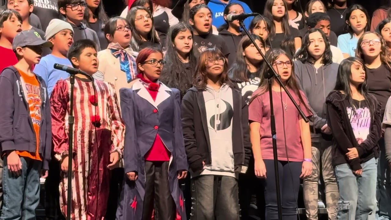 Sophia’s 7th grade Choir Performance (Rogers MS)