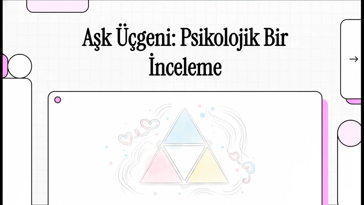 Aşk Üçgeni: Psikolojik Bir İnceleme #psikoloji #aşk