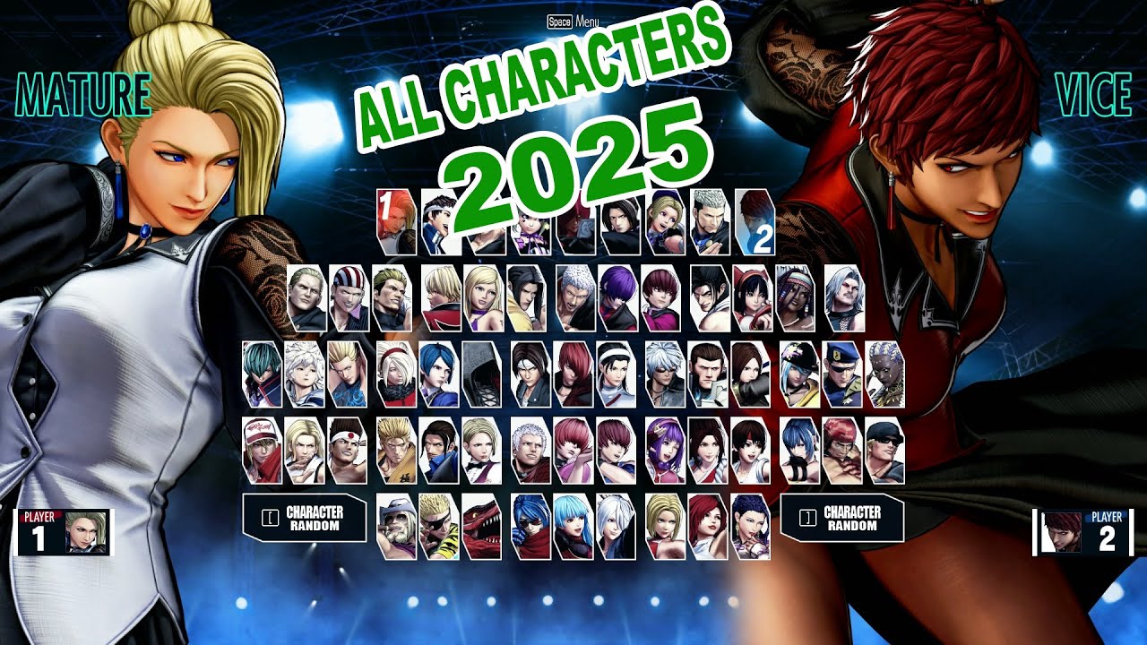 The King of Fighters XV all Characters 2025