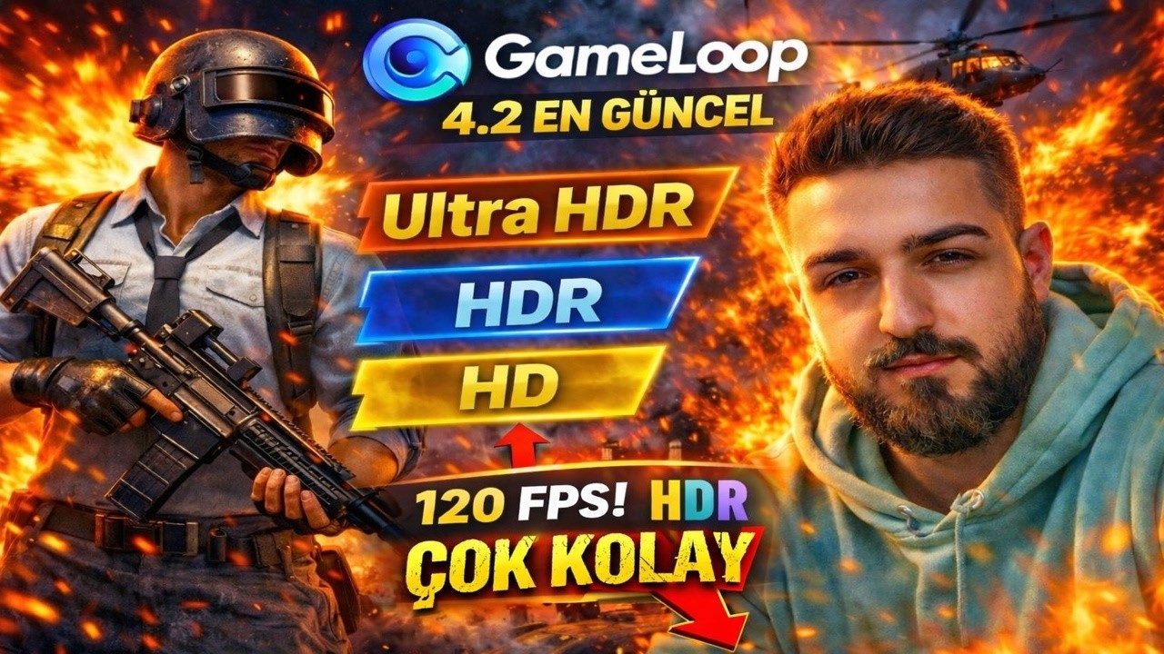 GameLoop 4.2 ile PUBG Mobile 120 FPS + HDR YAPMA! (Çok Kolay)