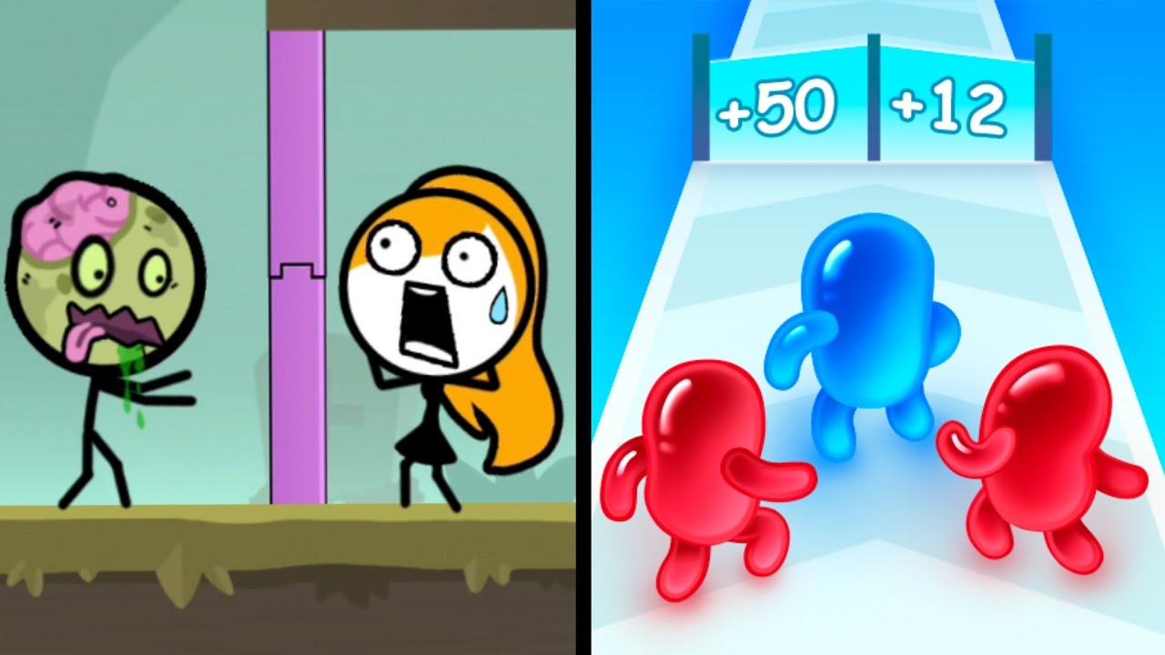Save Her Vs Join Blob Clash 👧👻😈🤖 Max All Levels Android iOS Gameplay Ep 137