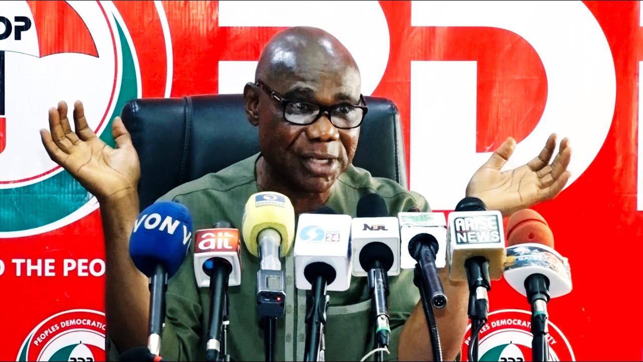 PDP Addresses Case of Impersonation By Pro-Wike Party Leaders In Rivers;Asue Ighodalo, Other Matters