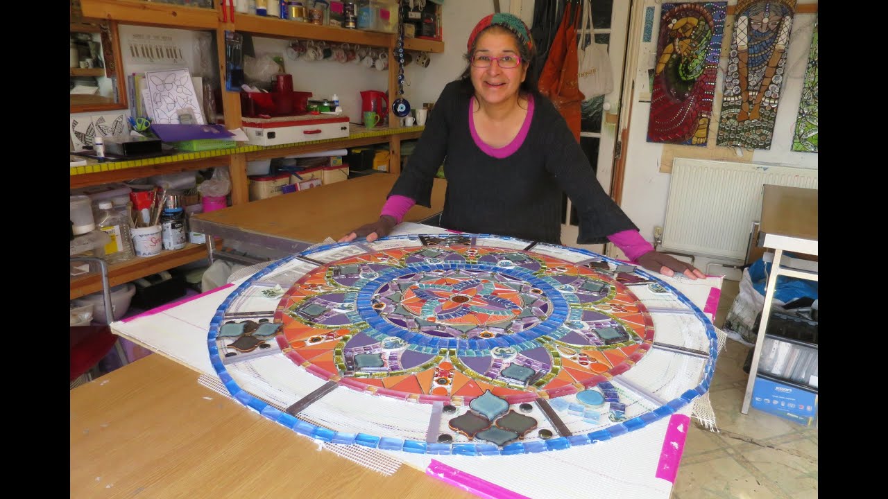 Margaret's Mandala Mosaic Part 2 Tuesday 13 April 2021