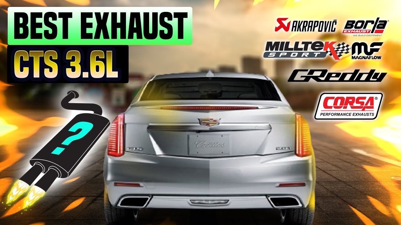 Cadillac CTS Exhaust Sound 3.6L 🔥 Straight Pipe,Muffler Delete,Mods,Turbo,Tune,Magnaflow,Borla+