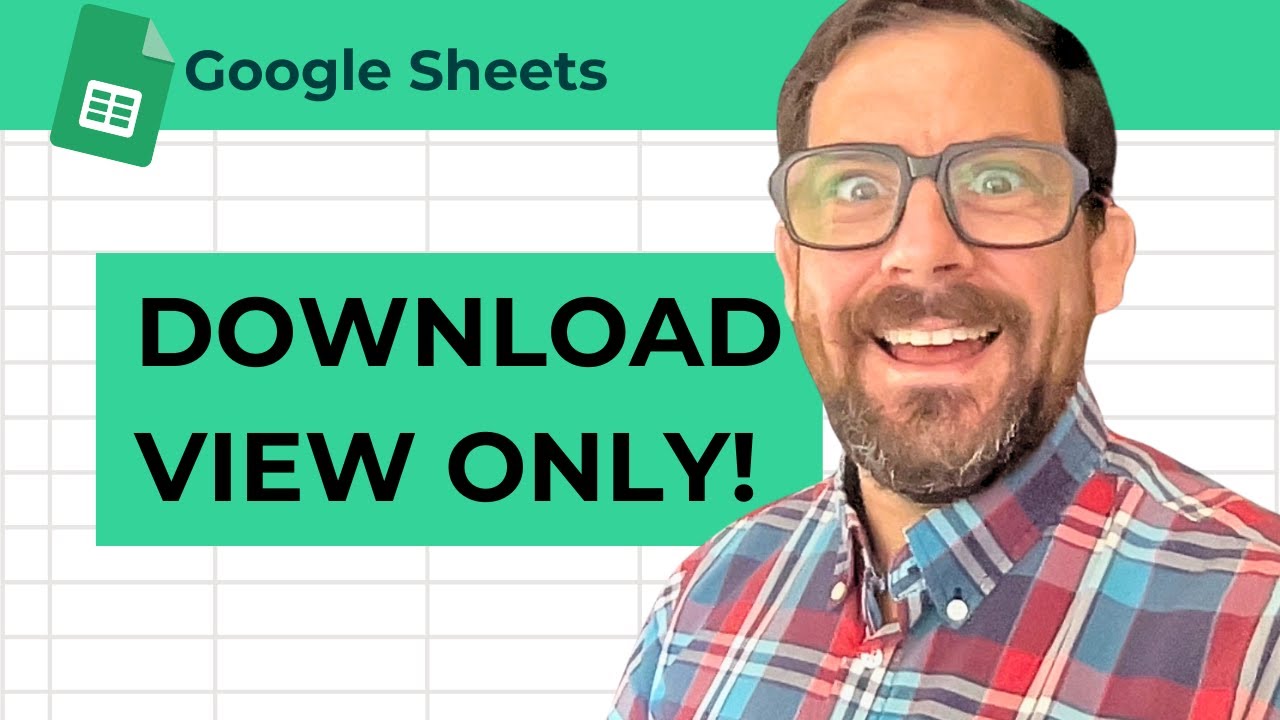 How to Download Protected or View Only Google Sheets