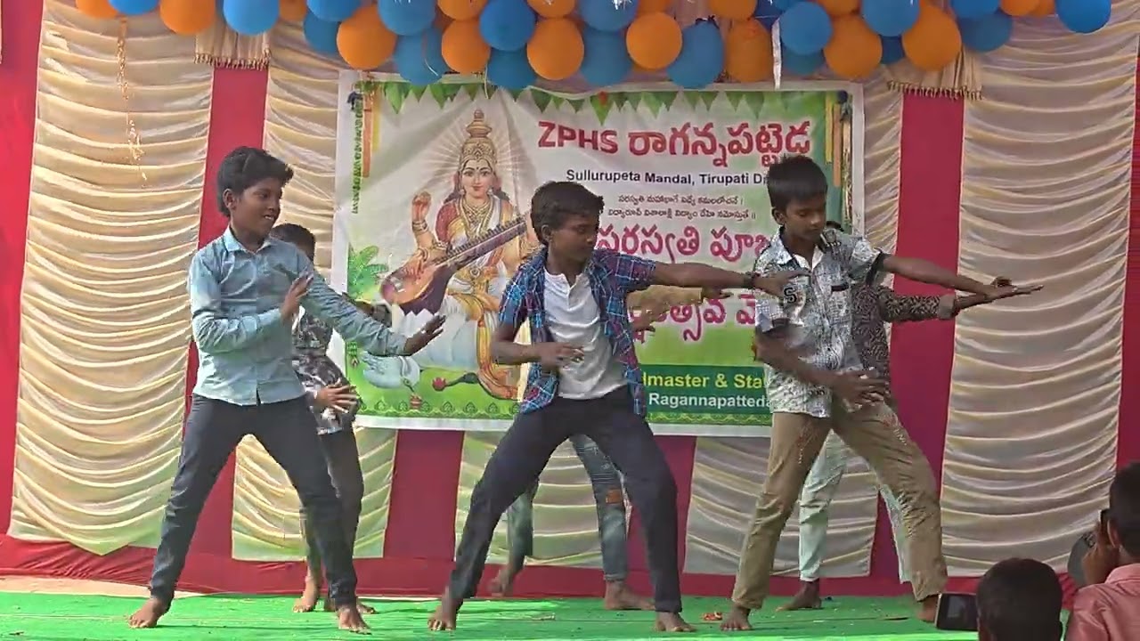 6th class Dance  performance at Ragannapatteda ZPHS 2026