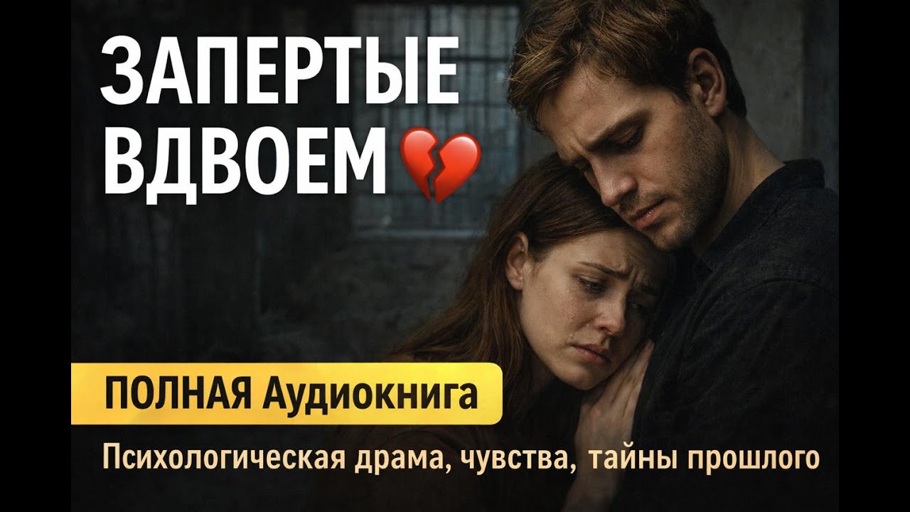 «Запертые вдвоем» 💔 | Полная аудиокнига | Психологическая драма, чувства, тайны прошлого