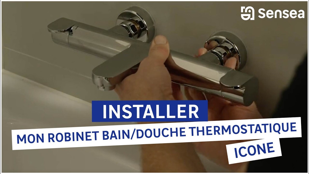 🛠 TUTO : Comment installer mon robinet bain/douche thermostatique ICONE?