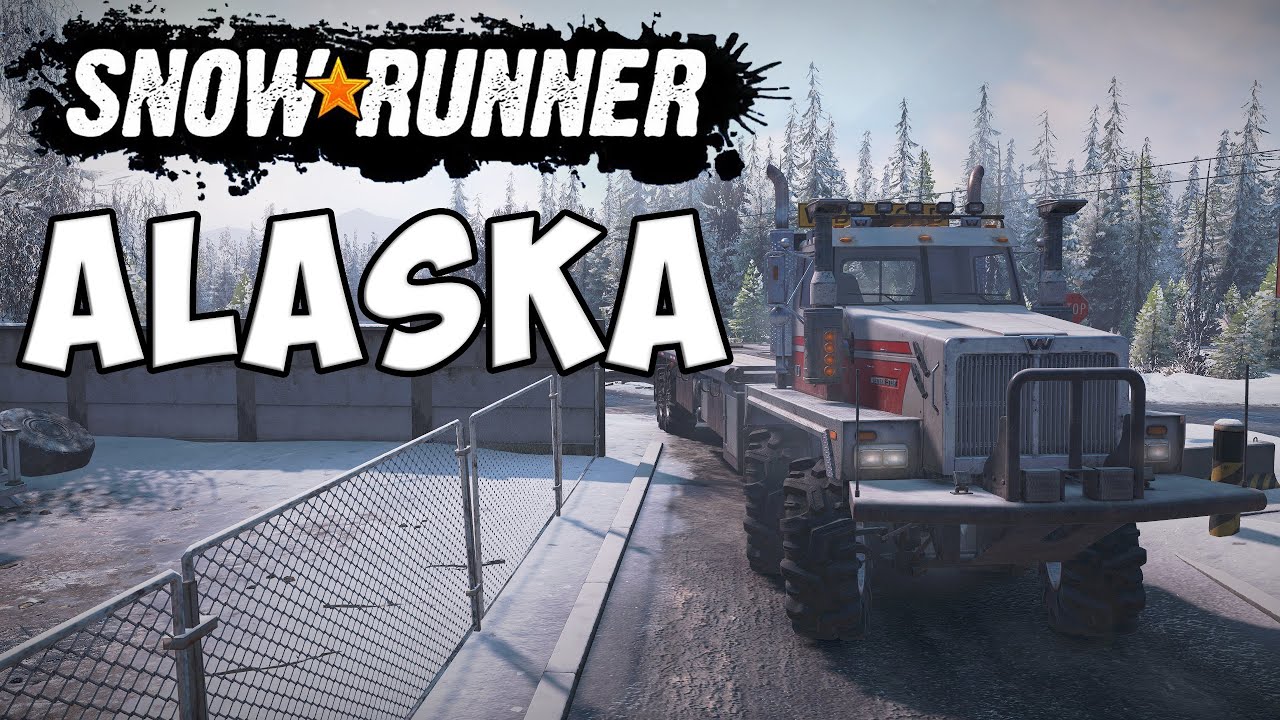 Последние деньки на Аляске (Северная америка). SnowRunner 2K QUAD HD Stream 