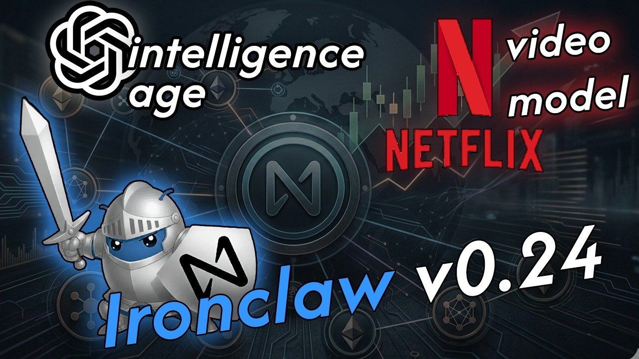 IronClaw v0.24 is live, Vision for the Intelligence Age by OpenAI, Netflix drops video model.