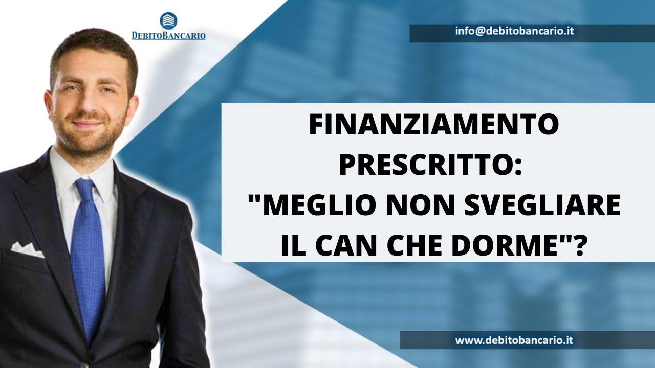 Finanziamento prescritto: 