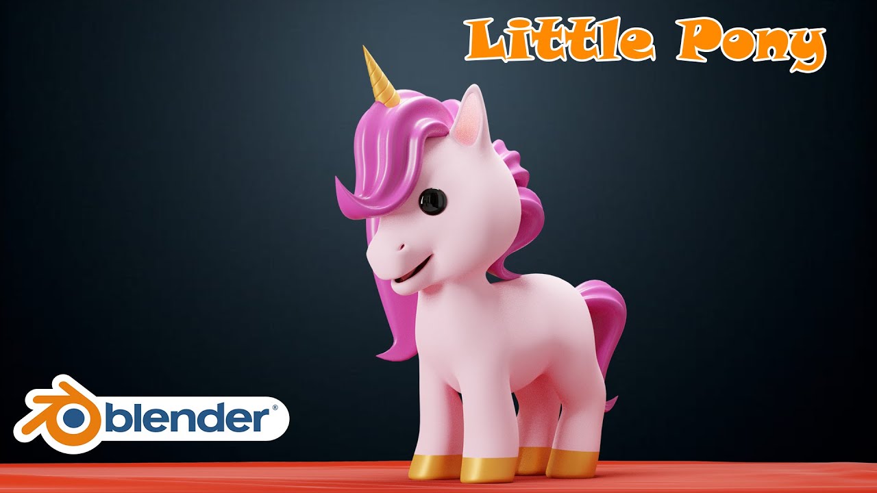 Little Pony Modeling in Blender