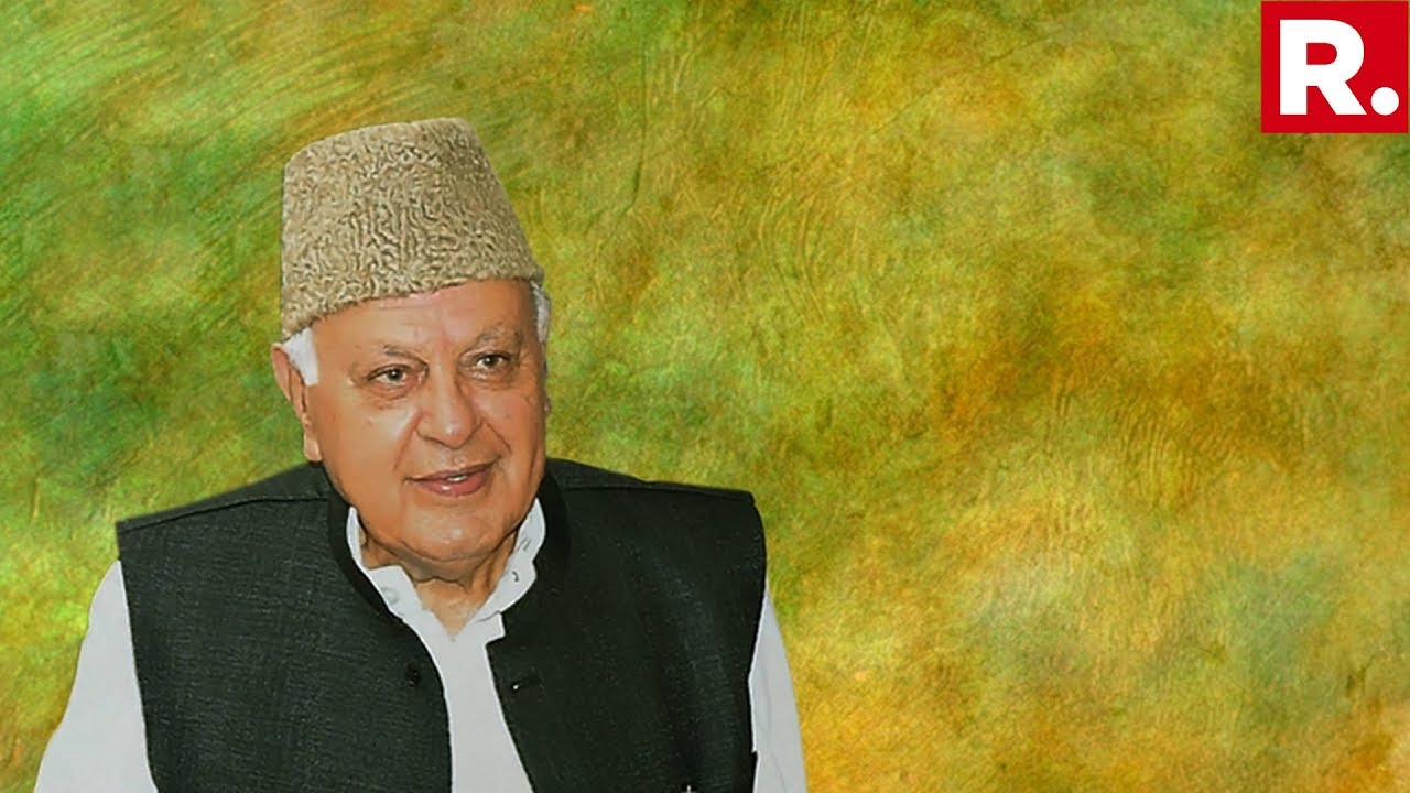Former J&K CM Farooq Abdullah Detained Under Public Safety Act