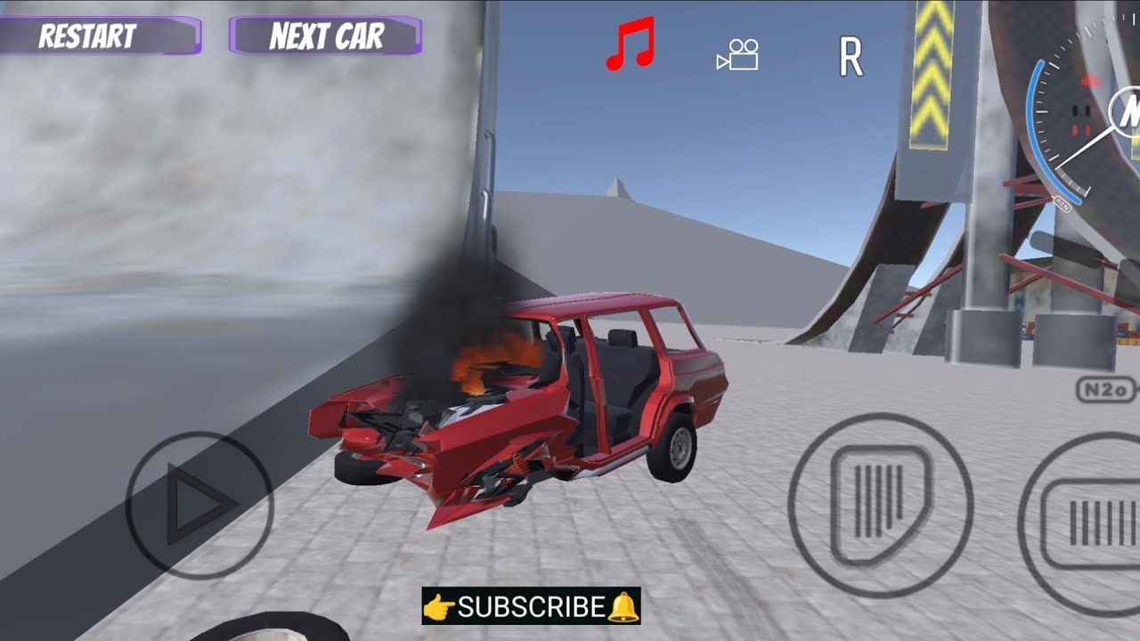 BeamNg Car Drive || Crash Test Dummy || Car Crash Video || Part 1