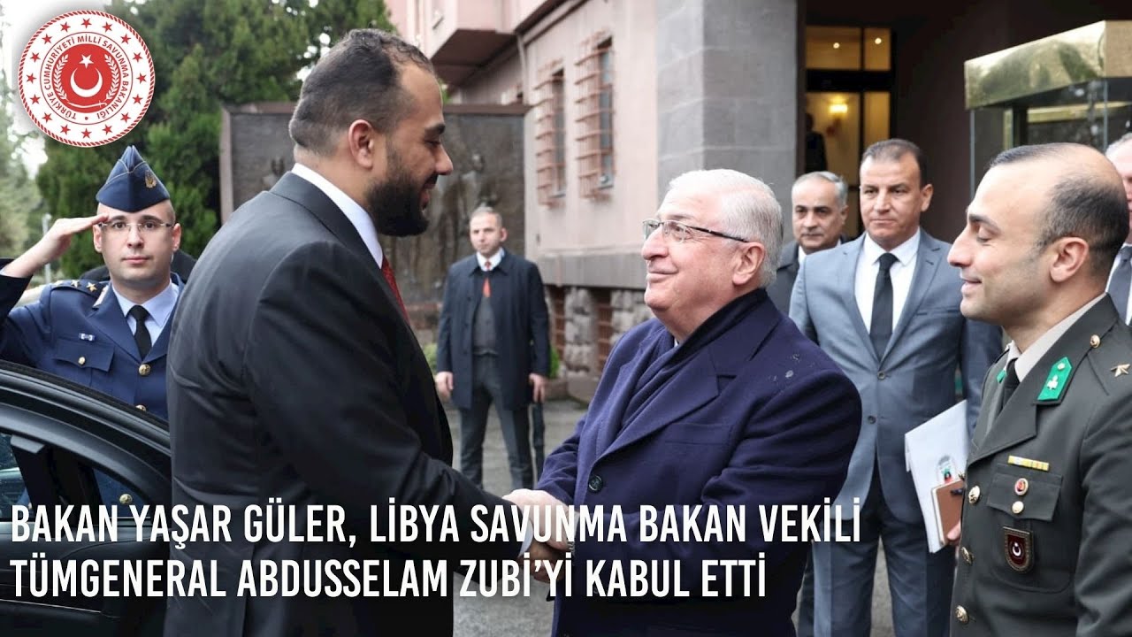 Bakan Yaşar Güler, Libya Savunma Bakan Vekili Tümgeneral Abdusselam Zubi’yi Kabul Etti