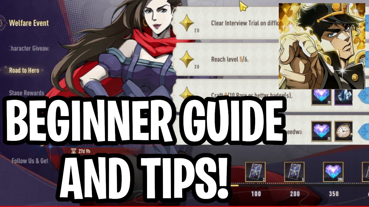 Beginner Guide & Tips! Don't Make These Mistakes! [JoJo Golden Spirit]