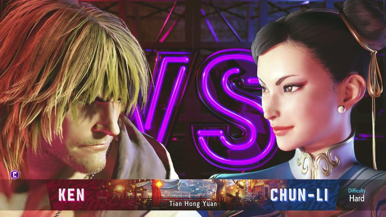 Street Fighter 6 arcade mode (Hard Difficulty) Ken