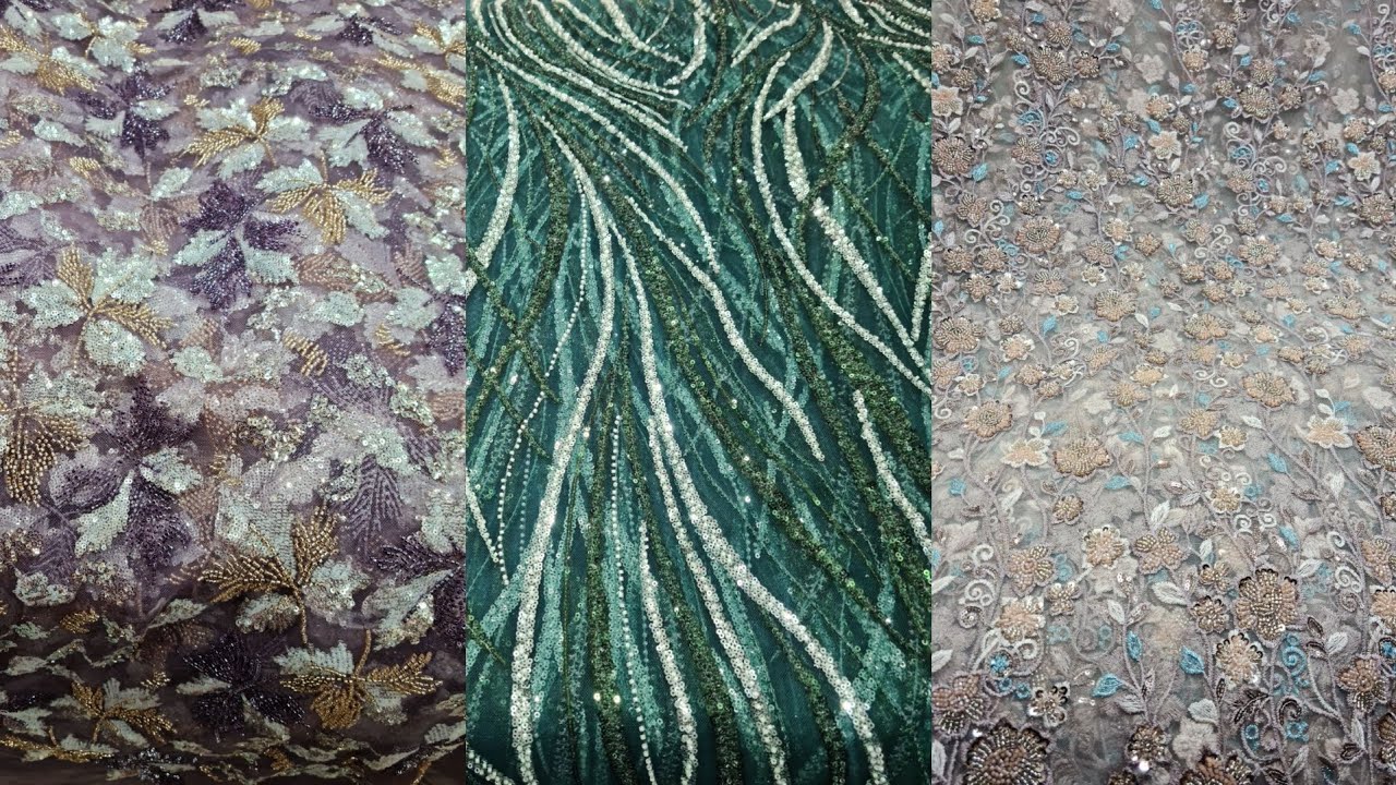Hyderabad celebrity designer fabrics latest trending imported and handwork fabric collection #fabric
