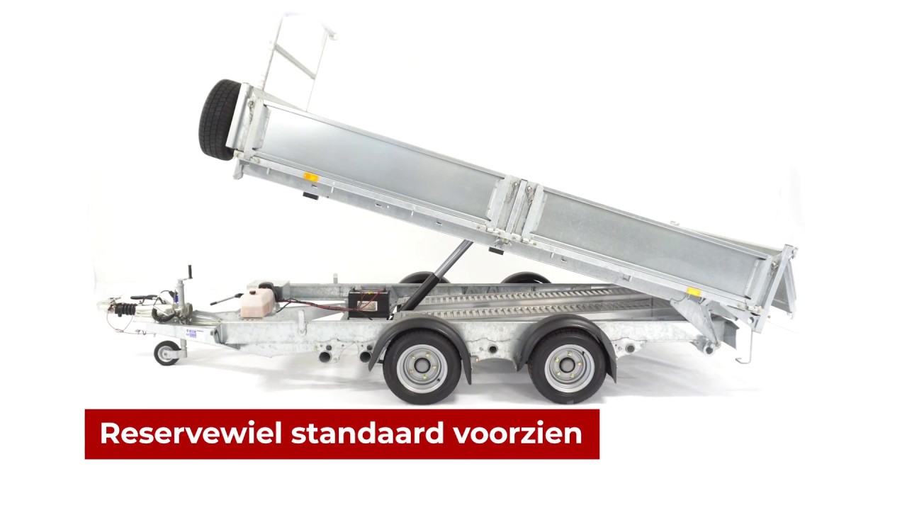 Ifor Williams tandemas kipper van Aanhangwagens XXL West-Brabant