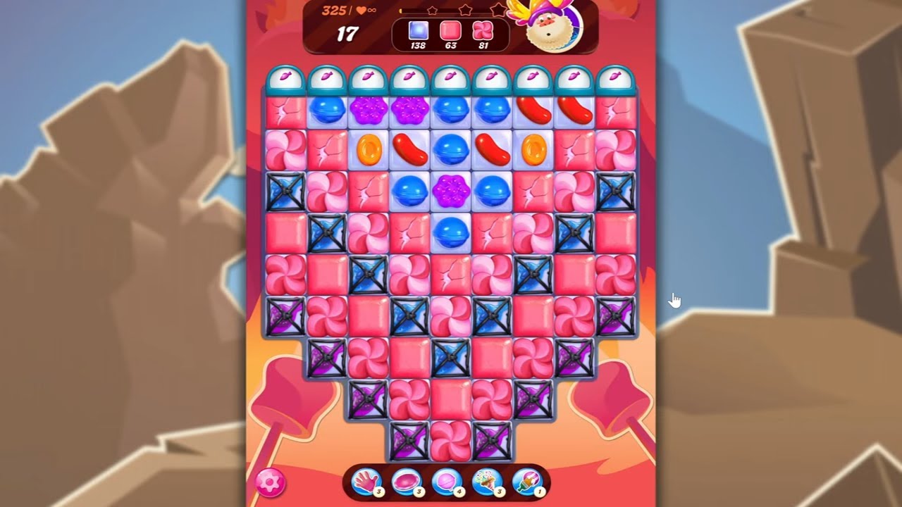 Candy Crush Saga LEVEL 325 NO BOOSTERS (new version)🐟☑️