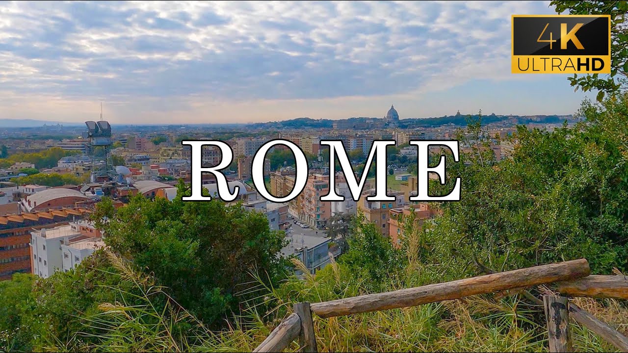 Rome - cycling in 4K
