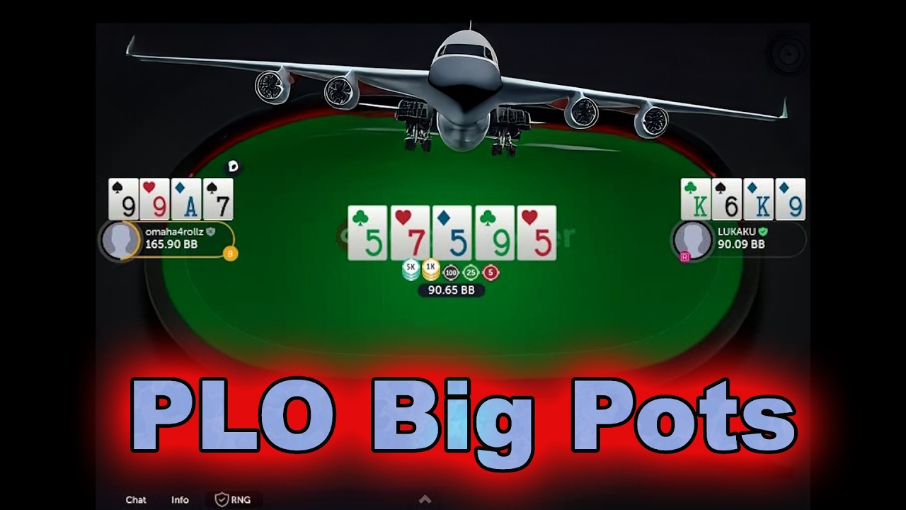 omaha4rollz vs. LUKAKU Heads Up Pot Limit Omaha Biggest Pots (Cards Up)