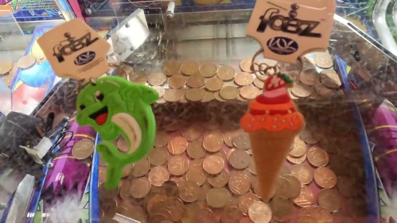 2p coin pusher - amusement arcade £2.00 rapid fire, 2 quick ones but a nice few wins