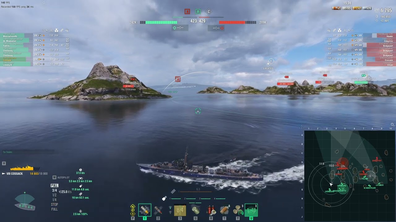 WoWs - Cossack - march 18 CB 1