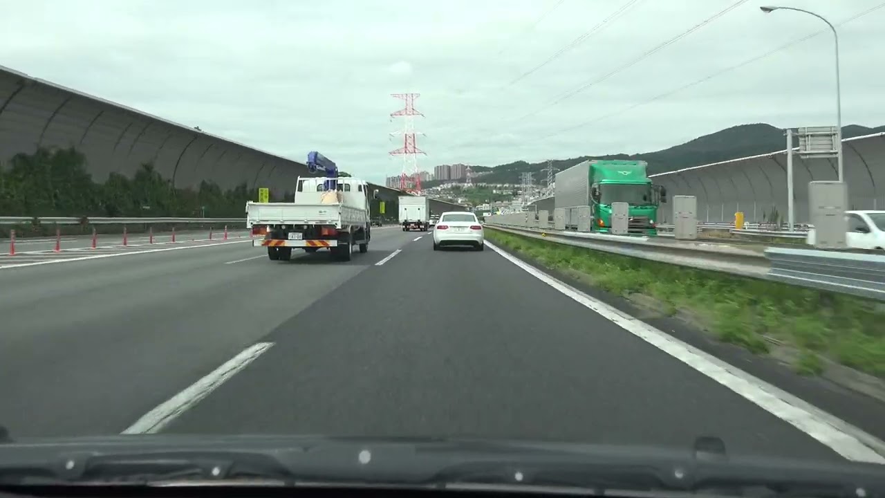 4K　中国自動車道・下り　全線・等速　吹田JCT→下関IC（→壇ノ浦PA）　2016年9月撮影版リマスター