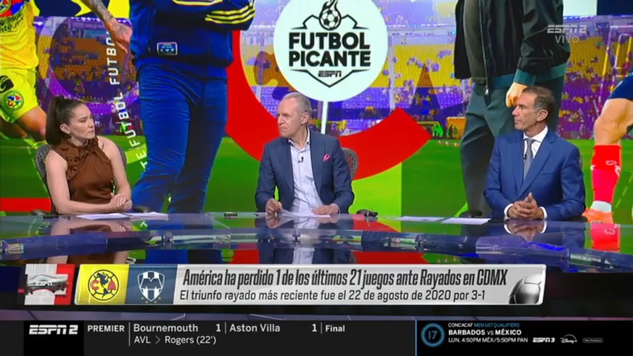 Futbol Picante🔥7 de feb🔥América ha perdido 1 de los últimos 21 juegos ente Rayados en CDMX