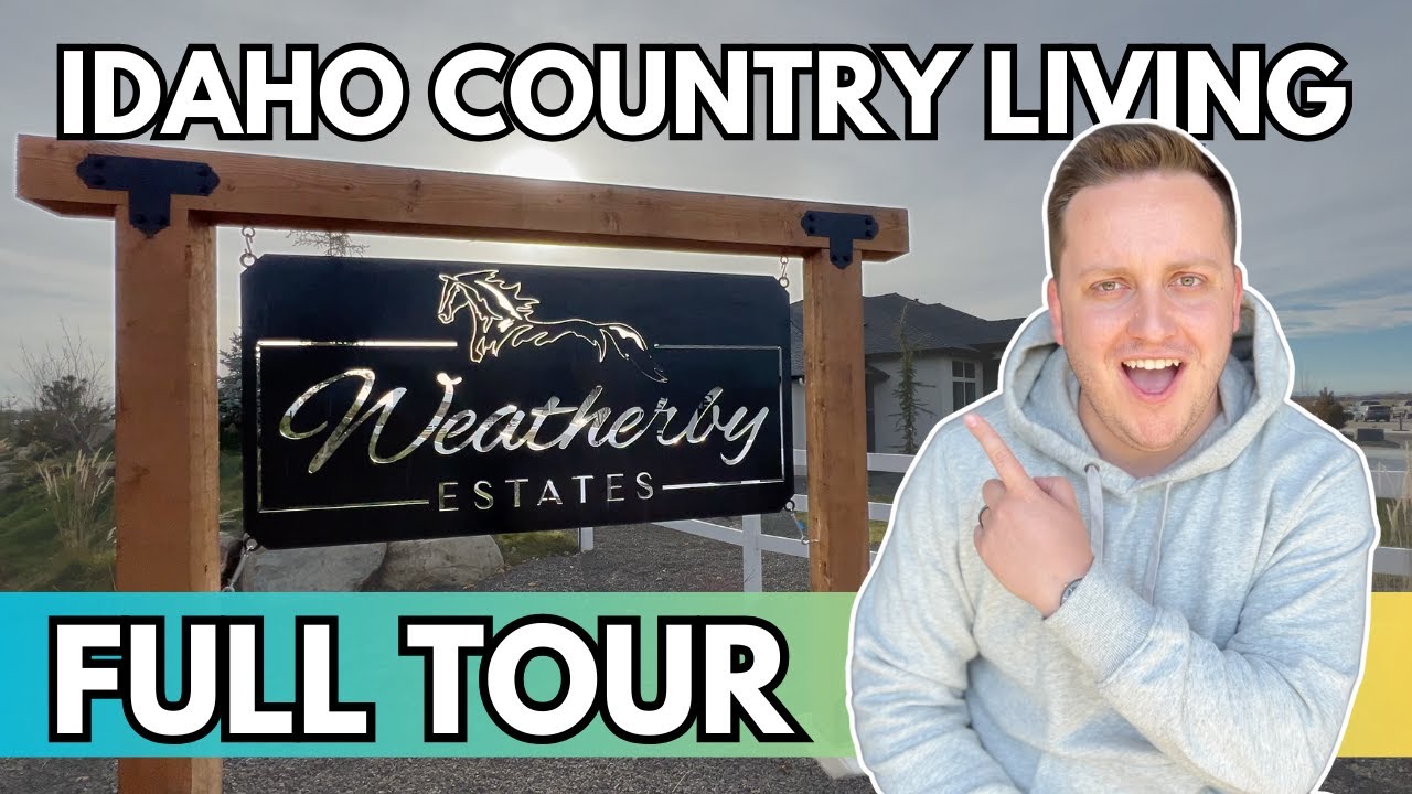 New Acreage Homes in Nampa Idaho - Weatherby Estates FULL Tour