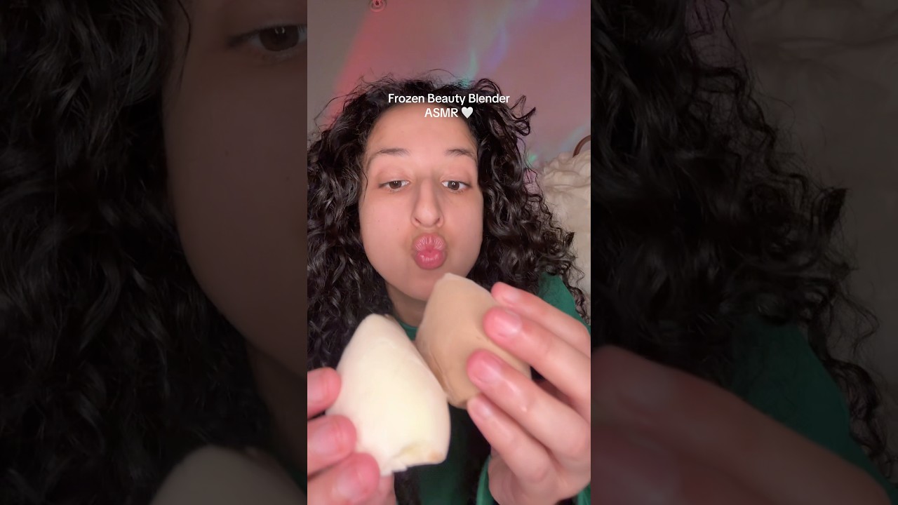 Hahaha #asmr #triggersforsleep #asmrsounds #beautyblender #fyp #asmrsatisfyingsounds