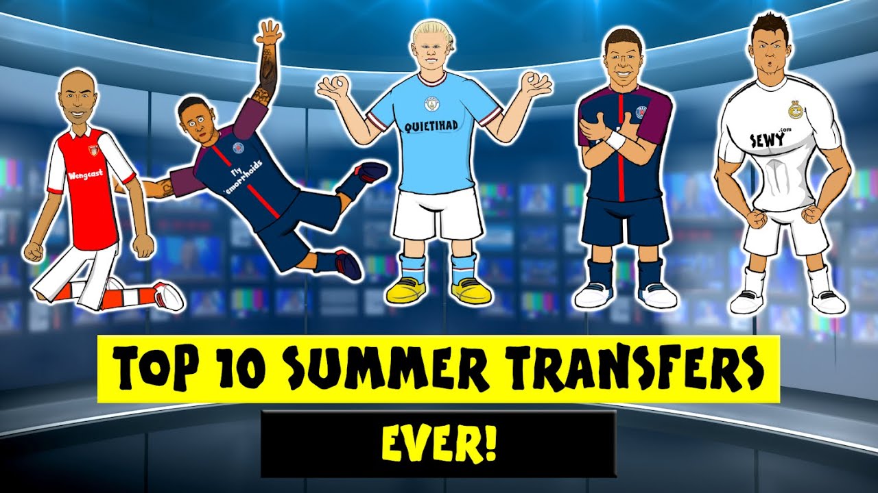 ⚽️Лучшие 10 летних трансферов всех времен!⚽️