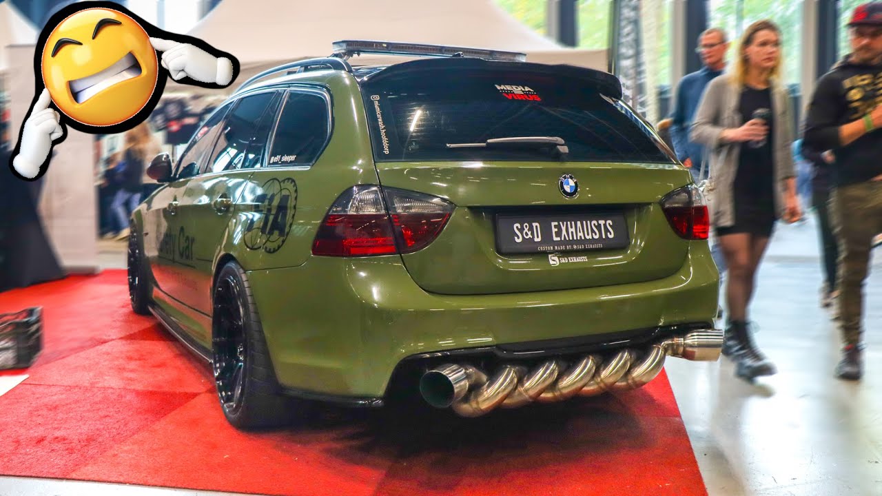 Modified Cars EXHAUST Sound Compilation | Loud Sounds, Flames, Rev Limiter, Antilag, ...