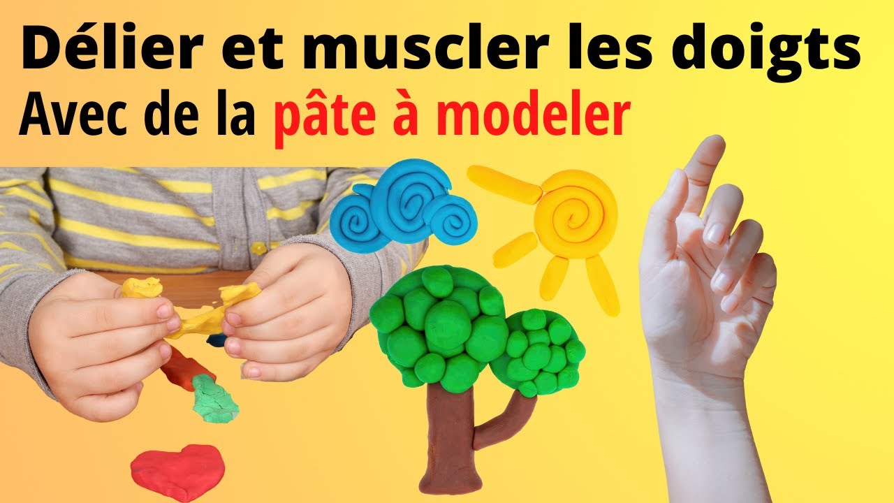 Délier les doigts avec la pâte à modeler