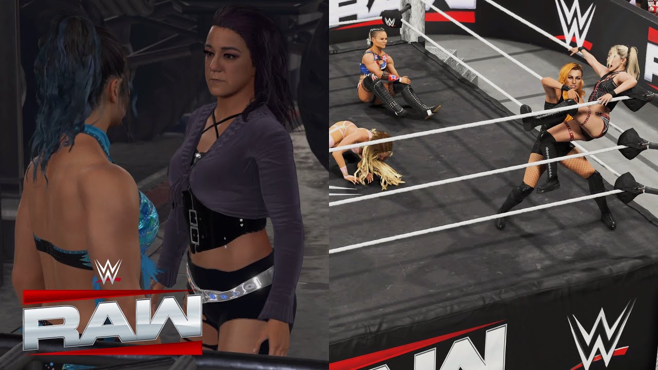 WWE 2K26 RAW - NUMBER 1 CONTENDER MATCH BATTLE ROYAL + BAYLEY GIVES LYRA AN OFFER 
