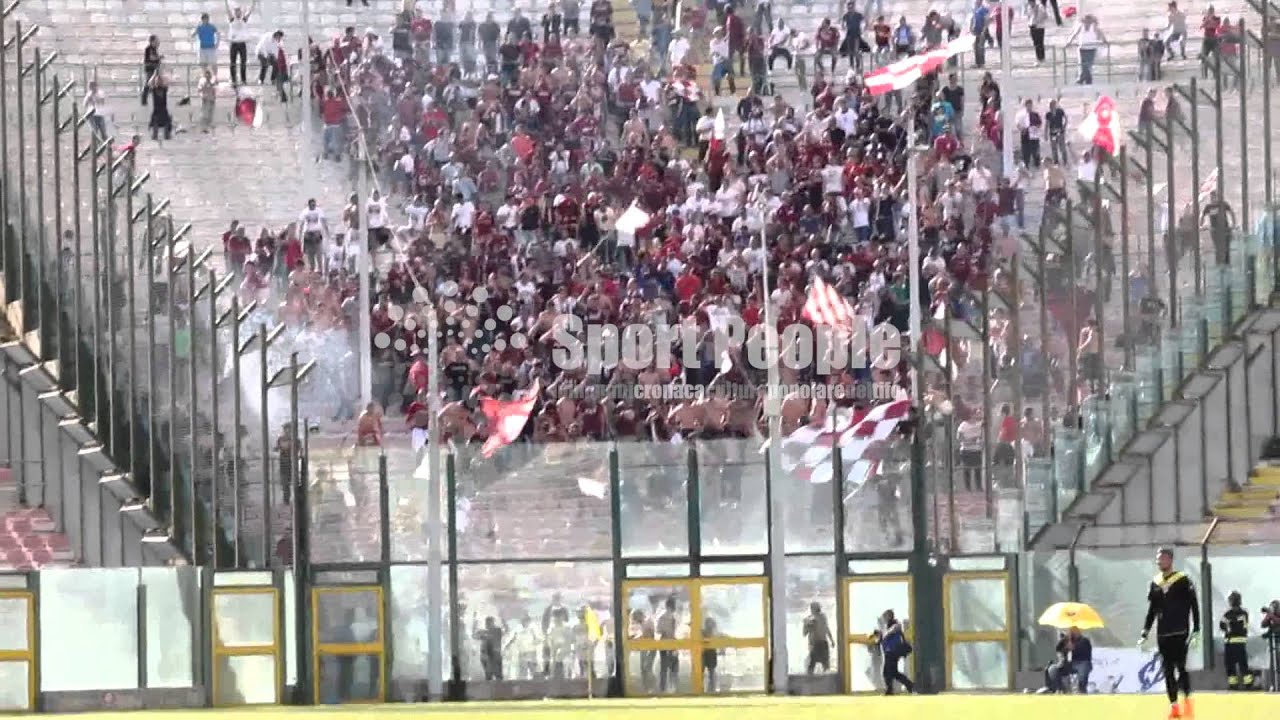 Tifo Reggino a Messina, Playout Lega Pro 2014:15
