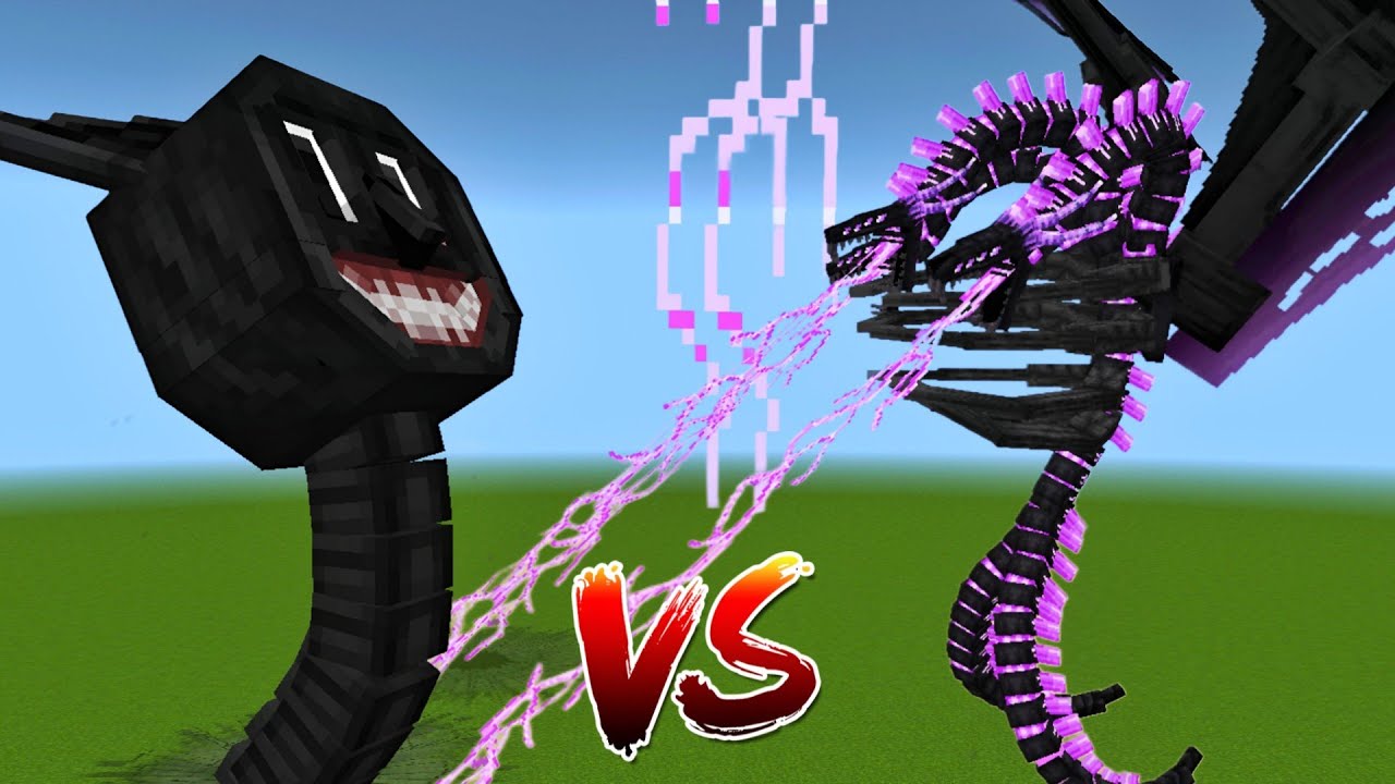 Cartoon cat VS Witherghidorah... #minecraft 
