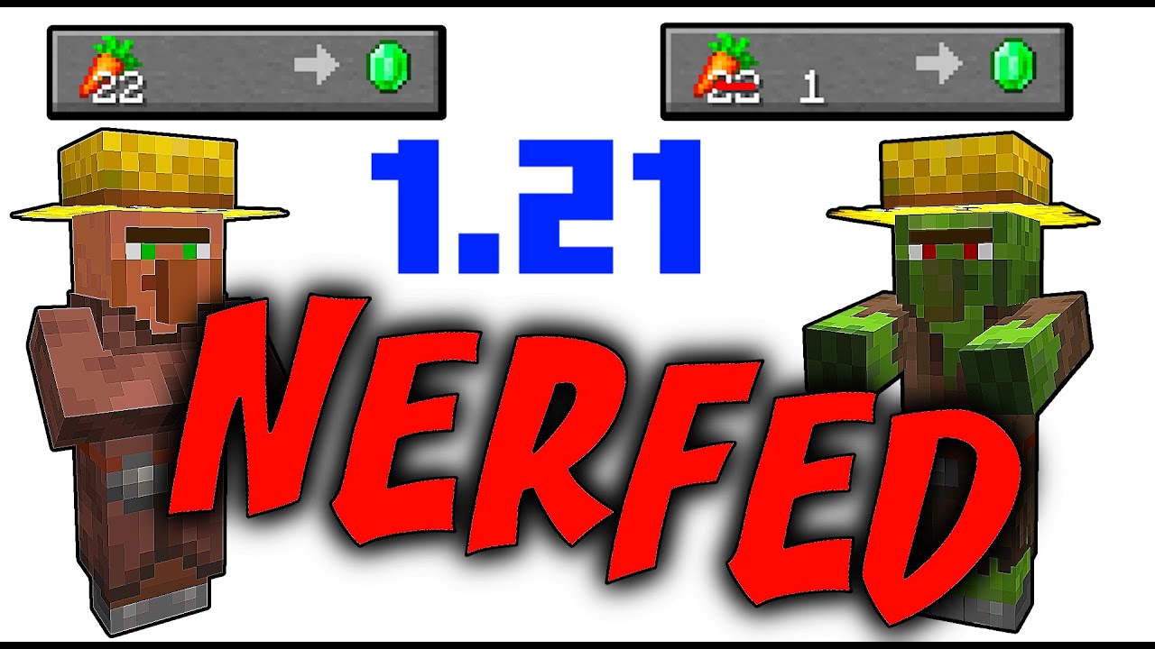 NERF жителей деревни в Minecraft&hellip;