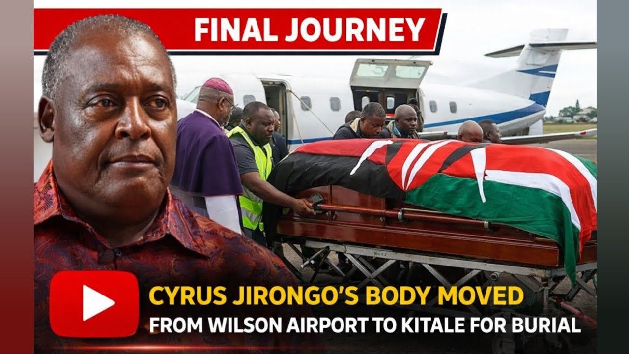 What Happened at Wilson Airport as Cyrus Jirongo’s Body Was Moved to Kitale for Burial