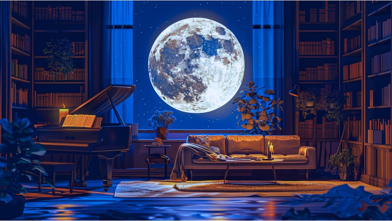 2AM – Soft Shadows | 1 Hour Calm Piano for Quiet Nights